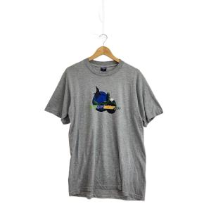 STUSSY◆90s オールド USA製 Sport Outdoor Gear Tシャツ/L/コットン/グレー