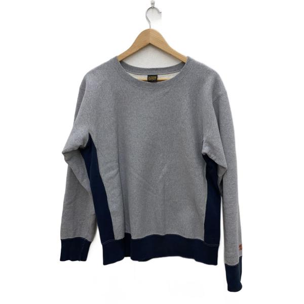 A VONTADE◆Reverse Crew Sweat L/S 2Tone スウェット/M/コット...