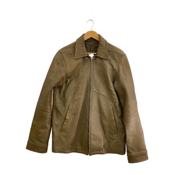 Rick Owens◆24AW PORTERVILLE/BRAD JKT/48/羊革/BRW/RU0...