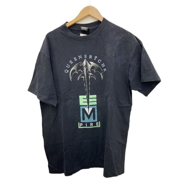 giant◆90s/QUEENSRYCHE/WORLD TOUR 1991/バンドTシャツ/XL/ブ...