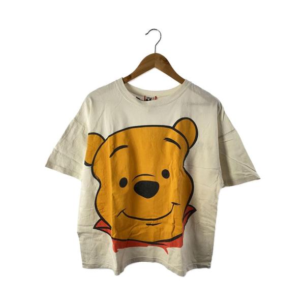 Disney VINTAGE◆90s/USA製/Pooh/フェイスプリントTシャツ/くまのプーさん/...