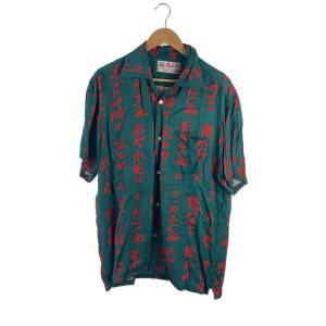 Aloha Blossom◆TINSAGUNU-HANA SHIRTS/半袖シャツ/44/レーヨン/...