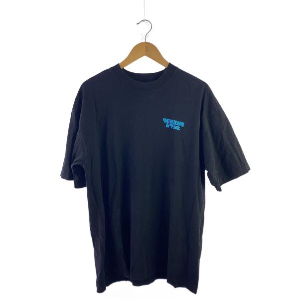 VERDY◆MINIONS/Tシャツ/L/コットン/BLK/? NULL ?