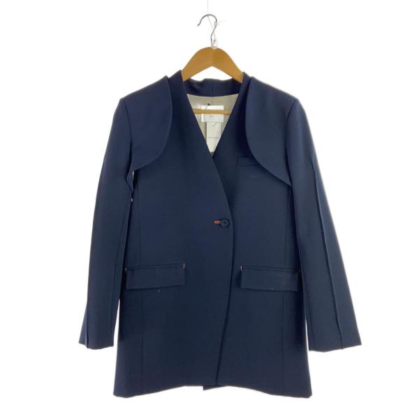 AMERI◆ジャケット/S/ポリエステル/NVY/01310620020//