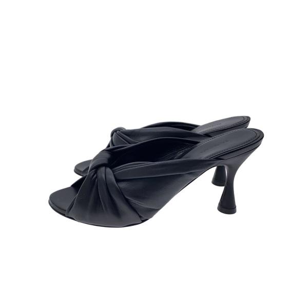 BALENCIAGA◆Drapy 80mm サンダル/35/BLK