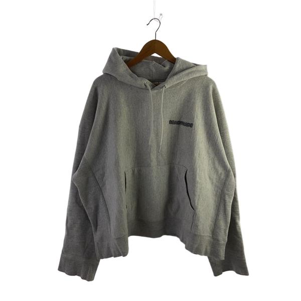 READYMADE◆24AW/BIG HOODIE LOGO/パーカー/S/コットン/GRY/RE-...