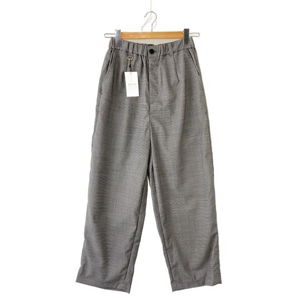 SOPHNET.◆TROPICAL CHECK TAPERED BOLD PANTS/1/ウール/G...