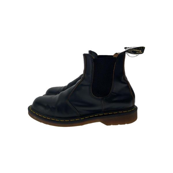 Dr.Martens◆サイドゴアブーツ/UK9/BLK/レザー/2976