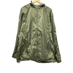 STUSSY◆ジャケット/XL/ナイロン/KHK/無地//