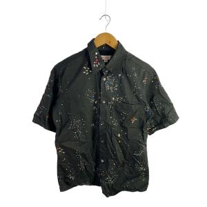 MASU◆半袖シャツ/44/コットン/BLK/MMSS-SH0523