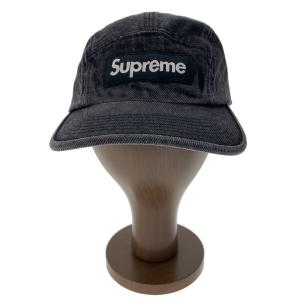 Supreme◆キャップ/FREE/デニム/BLK/メンズ