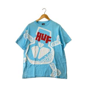STUSSY◆Tシャツ/L/コットン/BLU//