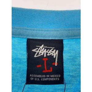 STUSSY◆Tシャツ/L/コットン/BLU//の詳細画像2