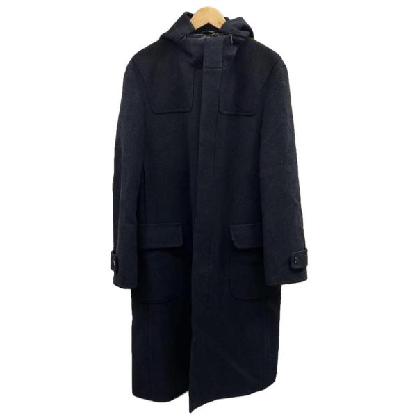 yohji yamamoto A.A.R◆ダッフルコート/XL/ウール/BLK/無地