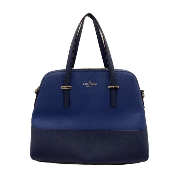 kate spade new york◆ハンドバッグ/PVC/BLU