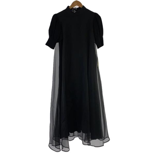 AMERI◆21SS/ドレスワンピース/M/ポリエステル/BLK/無地/02110540171/タグ...