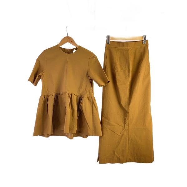 AMERI◆セットアップ/S/レーヨン/CML/無地/02310520660