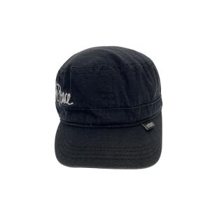 STUSSY◆キャップ/FREE/コットン/BLK/メンズ