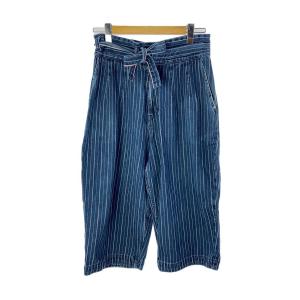 Porter Classic◆ハワイアンデニムカラテパンツ/2/コットン/IDG/ストライプ