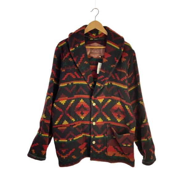Woolrich◆ジャケット/M/ウール/マルチカラー/総柄