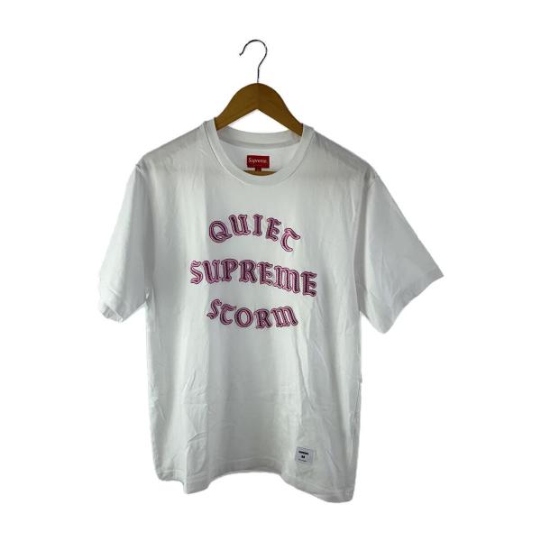 Supreme◆21aw/Quiet Storm S/S Top/Tシャツ/M/コットン/ホワイト