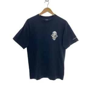 STUSSY◆×NEIGHBORHOOD/×BONEYARDS/スカル//M/コットン/BLK/無地