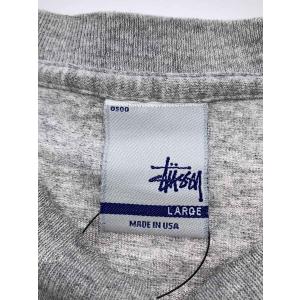 STUSSY◆Tシャツ/L/コットン/GRY//の詳細画像2