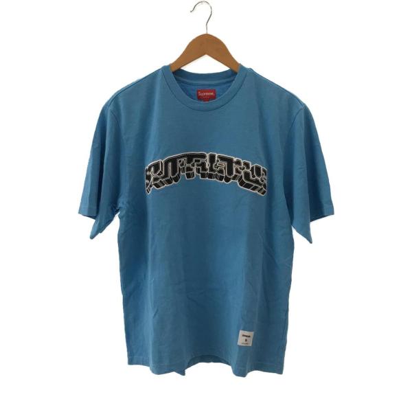 Supreme◆Block Arc S/S Top/Tシャツ/S/コットン/BLU