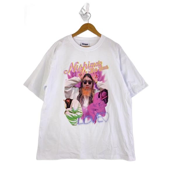 NISHIMOTO IS THE MOUTH◆Tシャツ/XL/コットン/WHT//