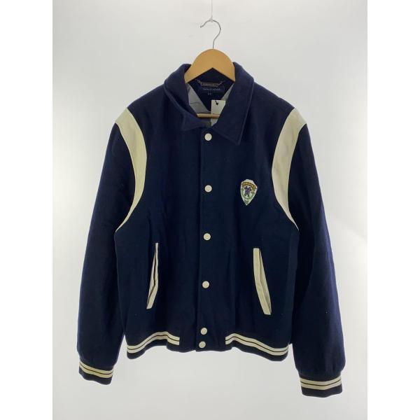 TOMMY HILFIGER◆スタジャン/XL/ウール/NVY/112-611200-040