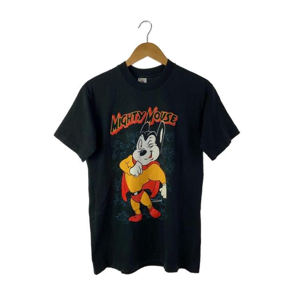 Tシャツ/M/コットン/BLK/90s/MIGHTY MOUSE
