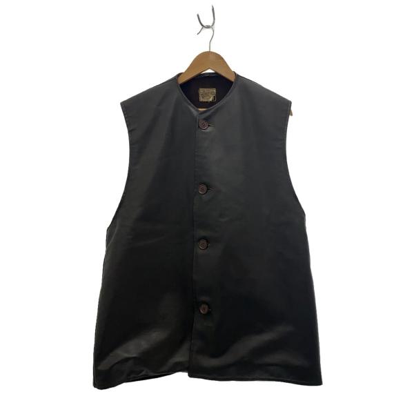 Belstaff◆ベスト/--/レザー/BRW/40s-50s/ジャーキンベスト//