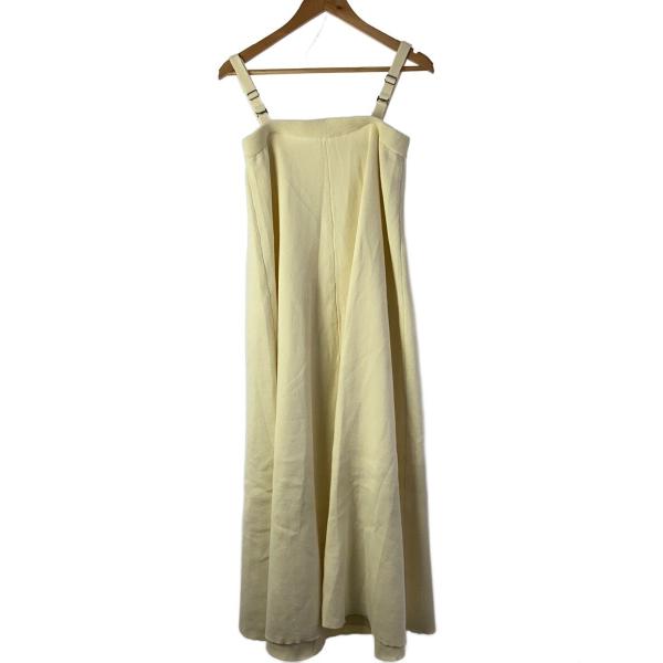 AMERI◆2WAY KNIT SUSPENDER DRESS/M/ポリエステル/IVO/01242...