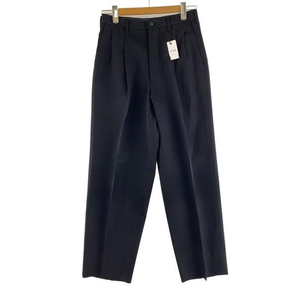 Y’s for men◆ウールギャバジンワイドスラックス/スラックスパンツ/3/ウール/BLK/無地...