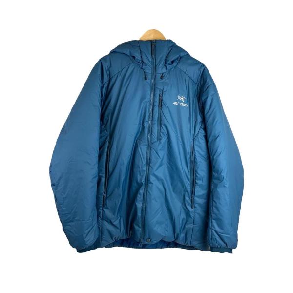 ARC’TERYX◆ダウンジャケット/XL/ナイロン/ブルー/NUCLEI SV PARKA//