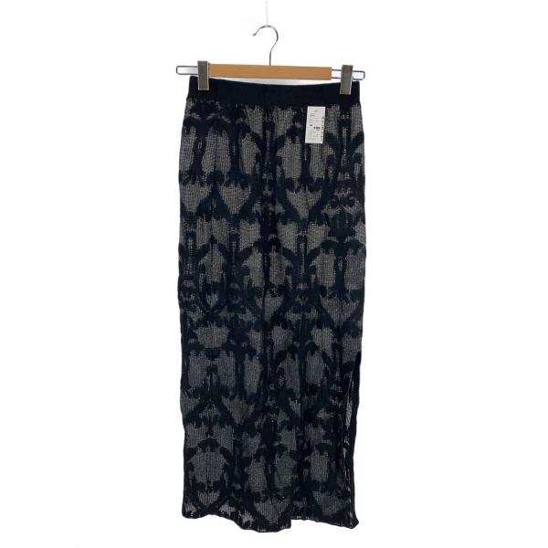 AMERI◆ロングスカート/S/ポリエステル/BLK/0225109221480