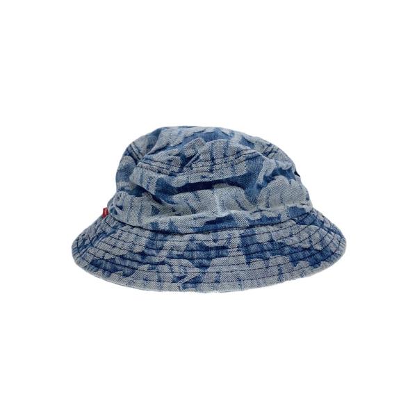 Supreme◆22SS/Fat Tip Jacquard Denim Crusher/ハット/総柄...