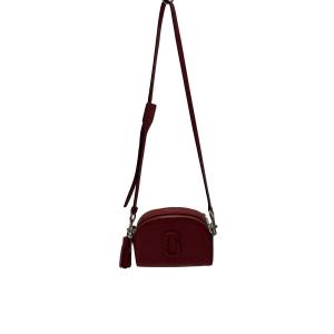 MARC JACOBS◆SHUTTER CROSSBODY BAG/ショルダーバッグ/レザー/RED/M0015468//