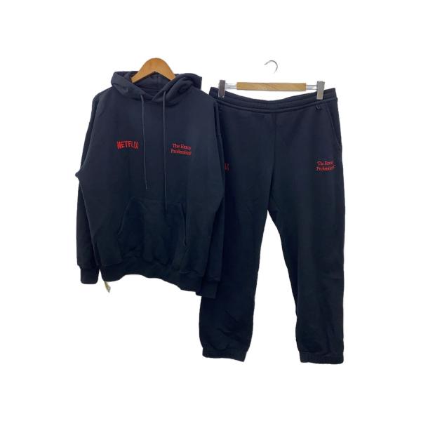 ENNOY◆23AW/×Netflix/×スタイリスト私物/セットアップ/XL/コットン/BLK//