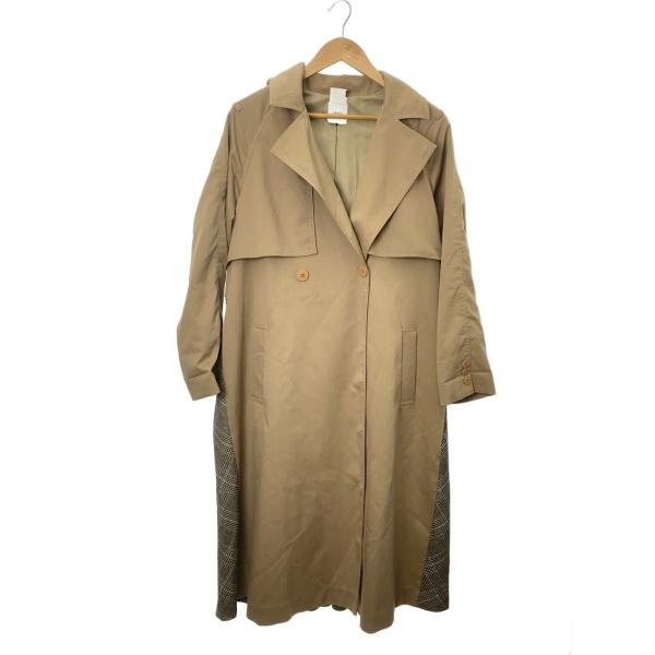 AMERI◆トレンチコート/FREE/ポリエステル/BRW/027260062
