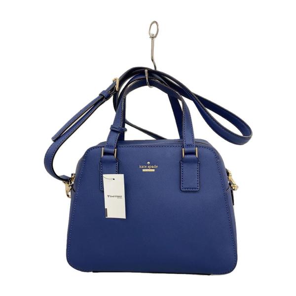 kate spade new york◆ハンドバッグ/レザー/NVY/PXRU7445/2WAY/シ...