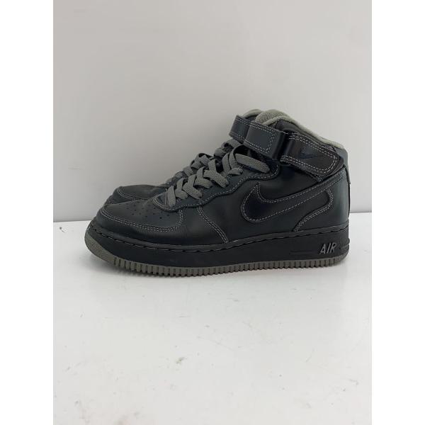NIKE◆AIR FORCE 1 MID B/エアフォースミッド/ブラック/624039-001/2...