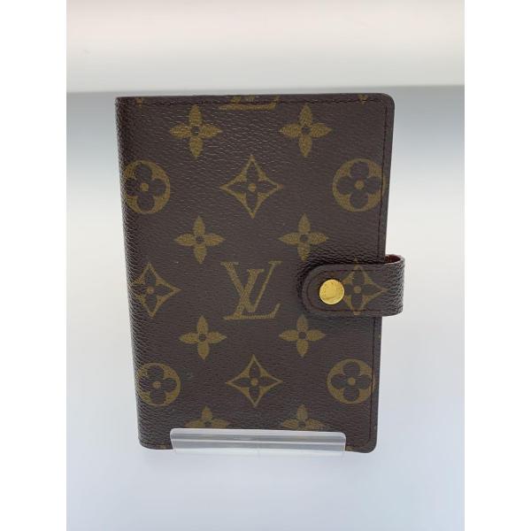 LOUIS VUITTON◆アジェンダPM_モノグラム_BRW/PVC/BRW/モノグラム/レディー...