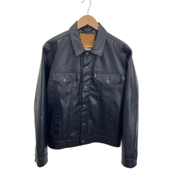 LEVI’S PREMIUM◆LEATHER TRUCKER JACKET/レザージャケット・ブルゾ...