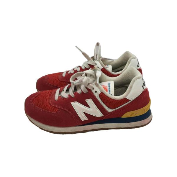 NEW BALANCE◆ML574/レッド/24cm/RED