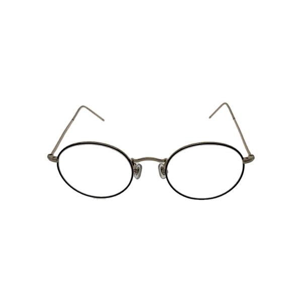 OWNDAYS◆John Dillinger/メガネ/オーバル/SLV/CLR/メンズ/JD1011...