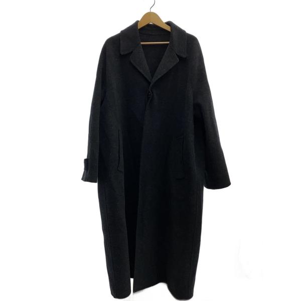 LIDNM◆コート/M/ウール/BLK/無地/LM24AW01640