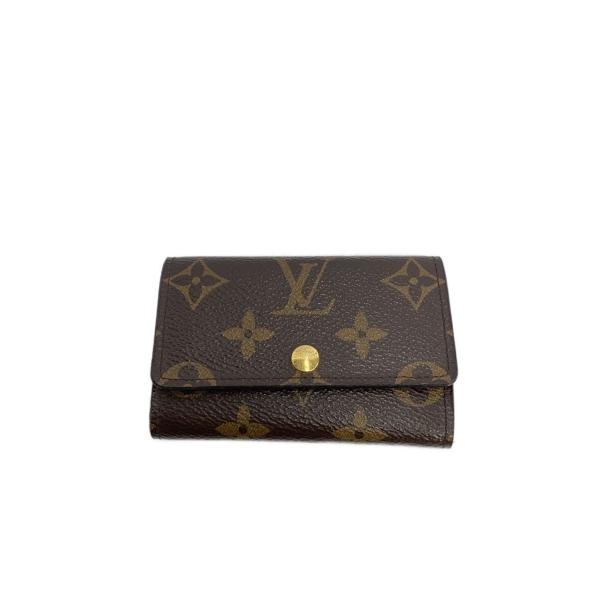 LOUIS VUITTON◆ミュルティクレ6_モノグラム/PVC/BRW/モノグラム/メンズ//