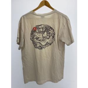 STUSSY◆Tシャツ/L/コットン/CRMの詳細画像1
