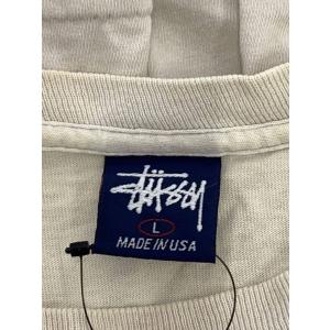 STUSSY◆Tシャツ/L/コットン/CRMの詳細画像2